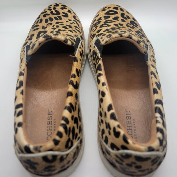 Lucchese Women 9M Leopard Cowhide Loafers Casual Shoes Made in Brazil Excellent - Picture 8 of 16